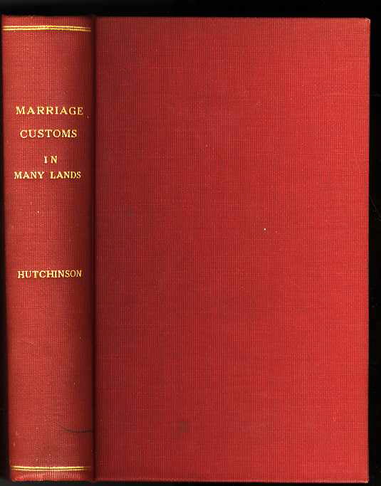 Image for MARRIAGE CUSTOMS IN MANY LANDS