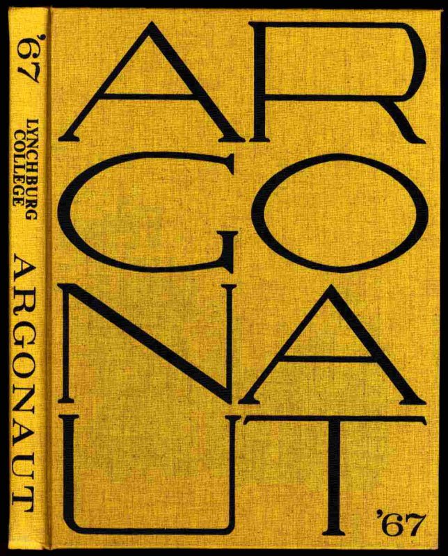 Image for ARGONAUT 1967 YEARBOOK FOR LYNCHBURG COLLEGE VIRGINIA