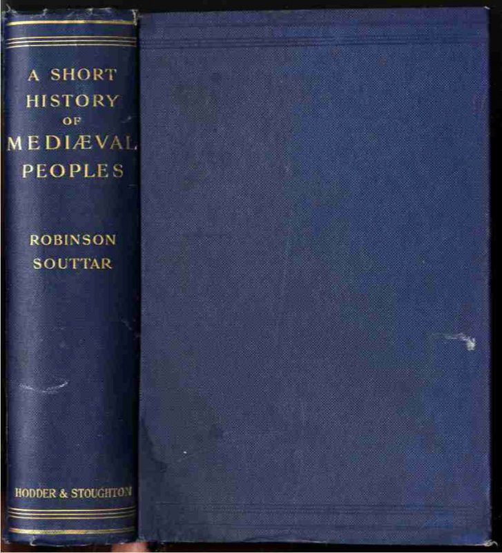 Image for A SHORT HISTORY OF MEDIAEVAL PEOPLES