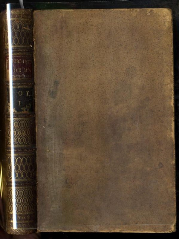 Image for POEMS BY C. CHURCHILL. IN TWO VOLUMES (VOL I ONLY)