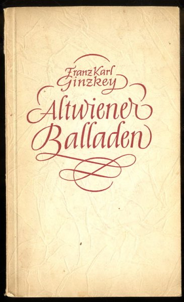 Image for ALTWIENER BALLADEN