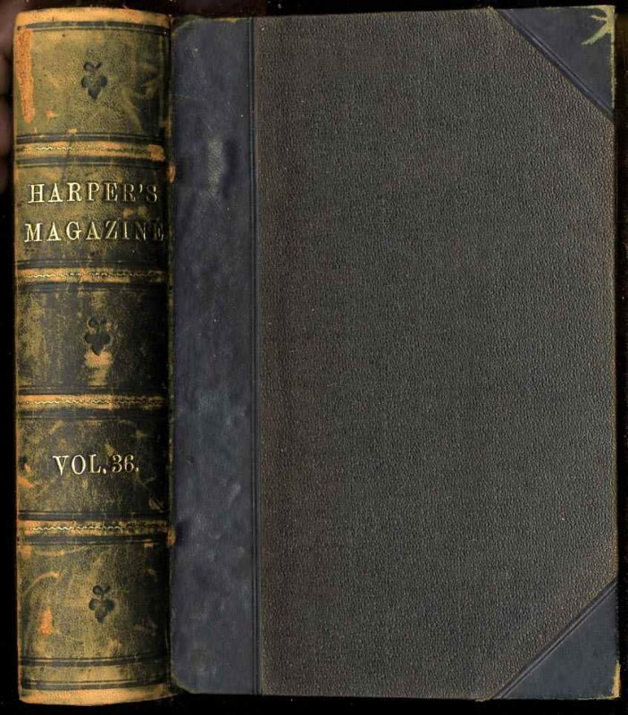 Image for HARPER'S NEW MONTHLY MAGAZINE VOLUME XXXVI DECEMBER 1867 TO MAY 1868