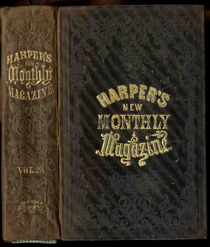 Image for HARPER'S NEW MONTHLY MAGAZINE JUNE TO NOVEMBER, 1864, VOLUME XXIX