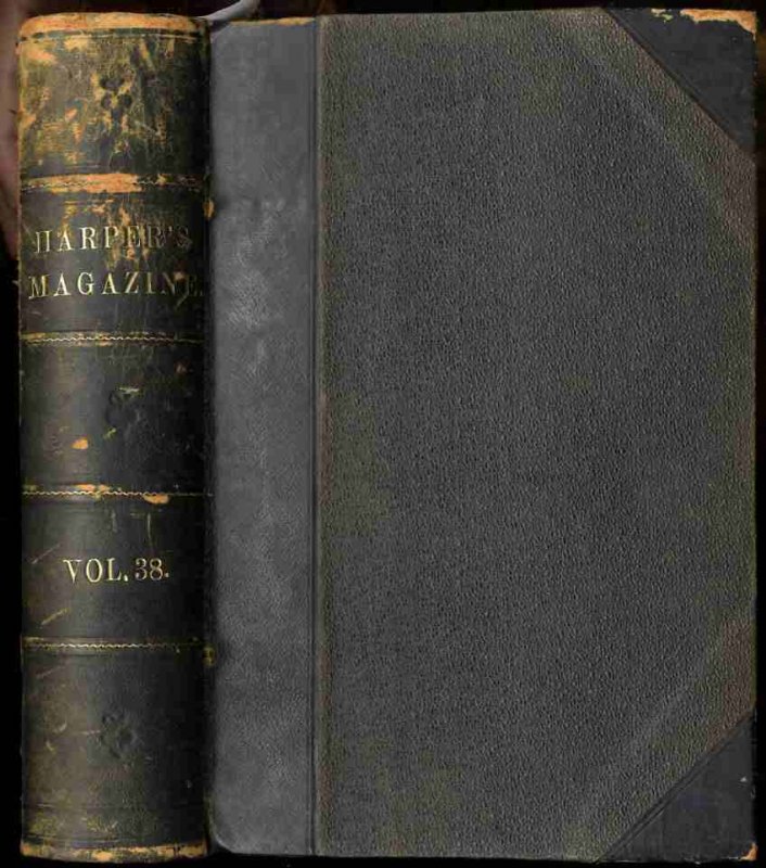 Image for HARPER'S NEW MONTHLY MAGAZINE, VOLUME XXXVIII , DECEMBER 1868 TO MAY 1869