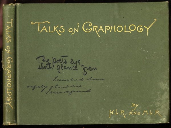 Image for TALKS ON GRAPHOLOGY