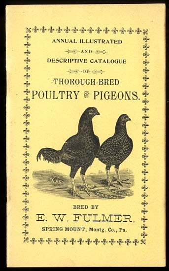 Image for ANNUAL ILLUSTRATED AND DESCRIPTIVE CATALOGUE OF THOROUGH-BRED POULTRY AND PIGEONS