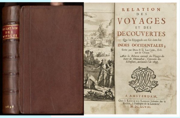 Image for RELATION DES VOYAGES ET DES DE'COUVERTES QUE LES ESPAGNOLS ONT FAIT DANS LES INDES OCCIDENTALES.AVEC LA RELATION CURIEUSE DES VOYAGES DU SIEUR DE MONTAUBAN, CAPITAINE DES FILBUSTIERS, EN GUINEE L'AN 1695.