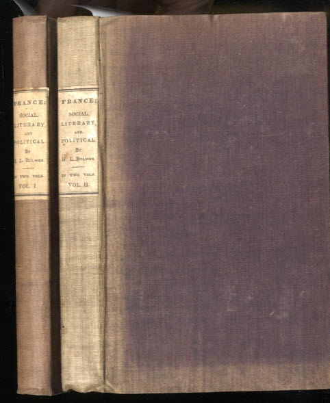 Image for FRANCE, SOCIAL, LITERARY, POLITICAL (COMPLETE IN TWO VOLUMES)