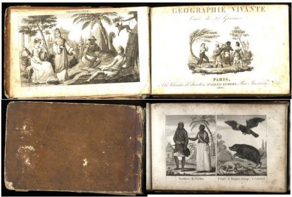 Image for GEOGRAPHIE VIVANTE OU TABLEAUX RAISONNÉS ET COMPARATIFS DES PRINCIPAUX HABITANS DU GLOBE, AVEC LEUR COSTUMES, SES ANUIMAUX DIVERS QUI SY TROUVENT, ET UNE EXACTE DESCRIPTION DE LEURS MOEURS, DE LEURS USAGES ET HABITUDES.