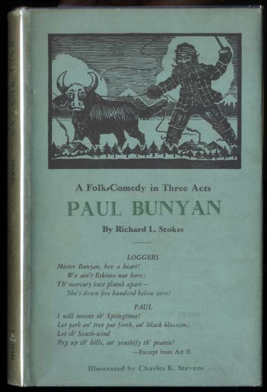 Image for PAUL BUNYAN A FOLK-COMEDY IN THREE ACTS