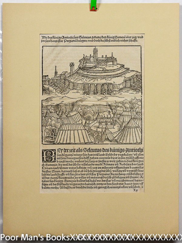 Image for WOODCUT LEAF FROM 1532 LIVY LARGE ILLUSTRATION ON BOTH SIDES