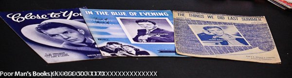 LOT OF 16 VINTAGE SHEET MUSIC, FRANK SINATRA ETC MOSTLY 30'S 40'S Image for LOT OF 16 VINTAGE SHEET MUSIC, FRANK SINATRA ETC MOSTLY 30'S 40'S