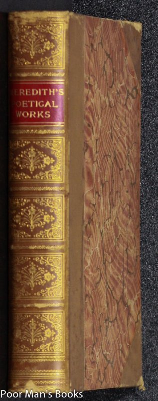 Image for THE POETICAL WORKS OF OWEN MEREDITH : LUCILE, THE APPLE OF LIFE, THE WANDERER, CLYTEMNESTRA, ETC