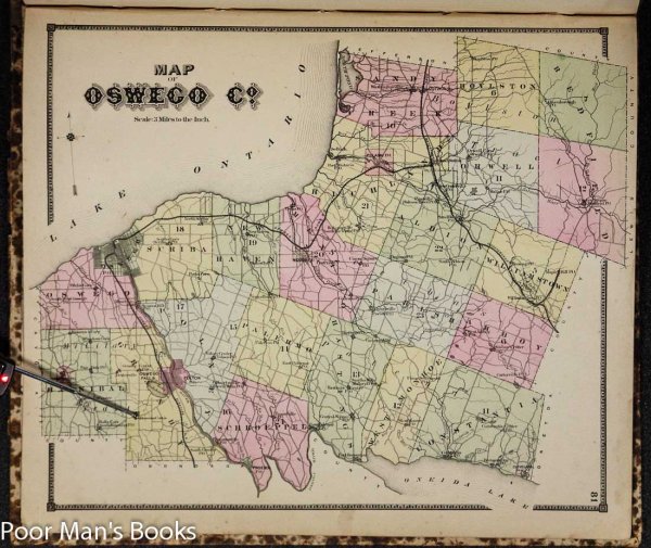 NEW TOPOGRAPHICAL ATLAS OF OSWEGO COUNTY, NEW YORK. FROM ACTUAL SURVEYS