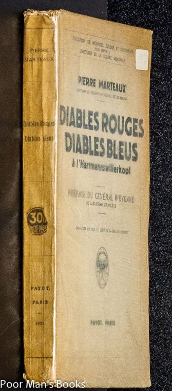 Image for Diables Rouges, Diables Bleus À Lhartmannswillerkopf