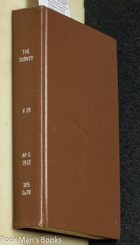 Image for THE SURVEY VOLUME 28, APRIL TO SEPTEMBER 1912