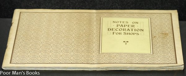 Image for NOTES ON PAPER DECORATION FOR SHOPS