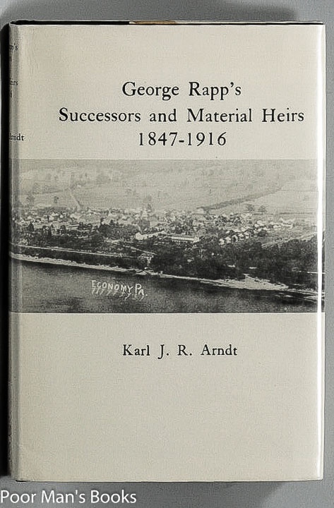 Image for GEORGE RAPP'S SUCCESSORS AND MATERIAL HEIRS 1847-1916