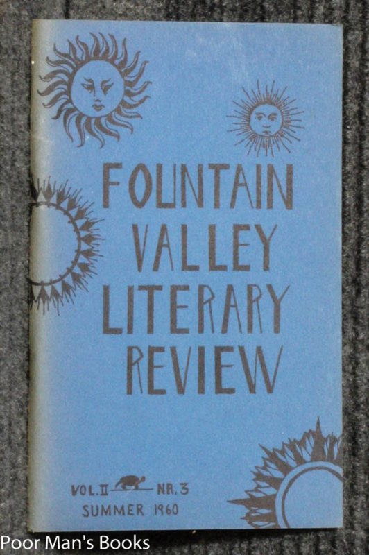 Image for FOUNTAIN VALLEY LITERARY REVIEW 1960 VOL II NR 3 SUMMER