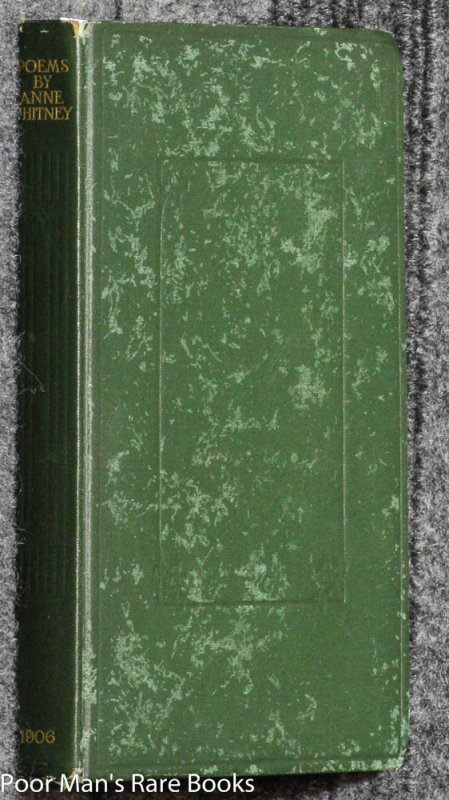 Image for POEMS BY ANNE WHITNEY