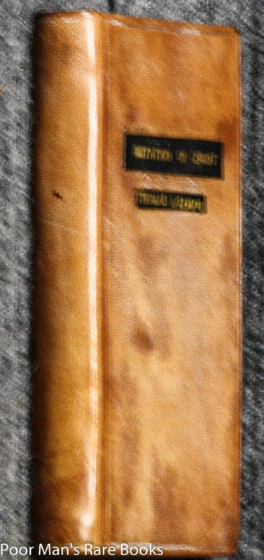 Image for THE IMITATION OF CHRIST IN THREE BOOKS: