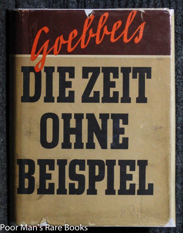 Image for DIE ZEIT OHNE BEISPIEL REDEN UND AUFSATZE