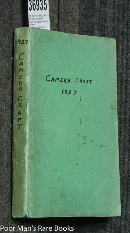 Image for CAMERA CRAFT. A PHOTOGRAPHIC MONTHLY. VOLUME XXXIV 1927