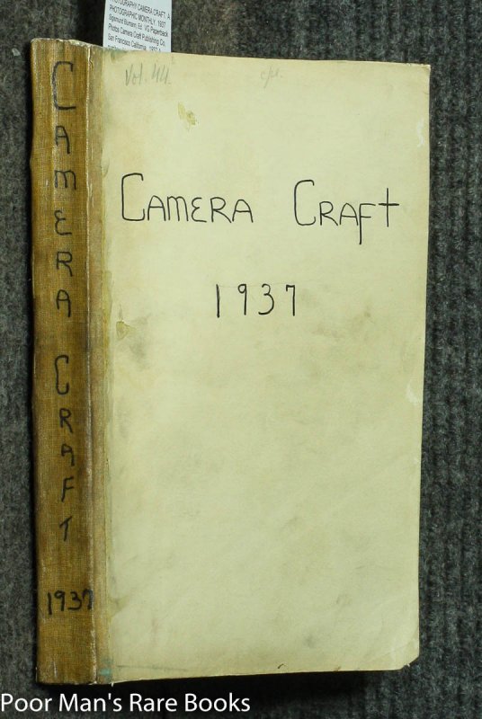 Image for CAMERA CRAFT. A PHOTOGRAPHIC MONTHLY. 1937