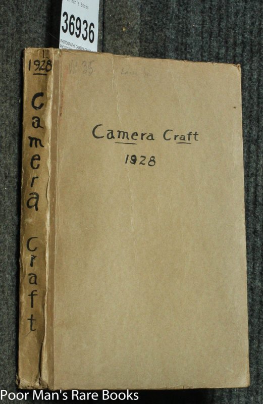 Image for CAMERA CRAFT. A PHOTOGRAPHIC MONTHLY. VOLUME XLII JAN TO DEC 1935