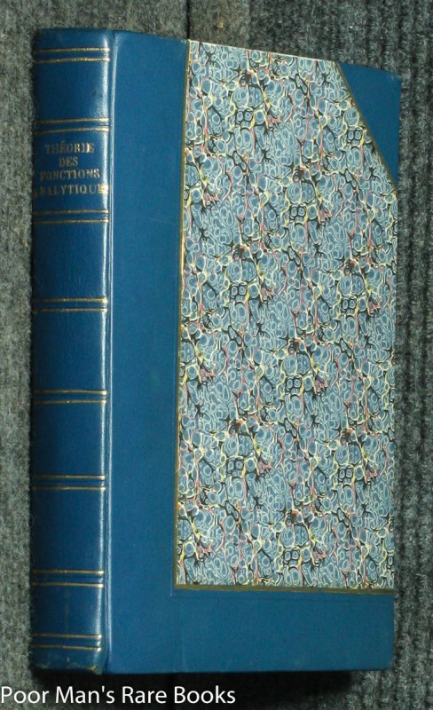 Image for THEORIE DES FONCTIONS ANALYTIQUES, CONTENANT LES PRINCIPES DU CALCUL DIFFERENTIEL, DEGAGES DE TOUTE CONSIDERATION D'INFINIMENT PETITS OU D'EVANOUISSANS, DE LIMITES OU DE FLUXIONS ET REDUITS A L'ANALYSE ALGEBRIQUE DES QUANTITÉS FINIES.