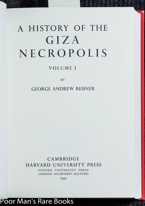 Image for A History Of The Giza Necropolis
