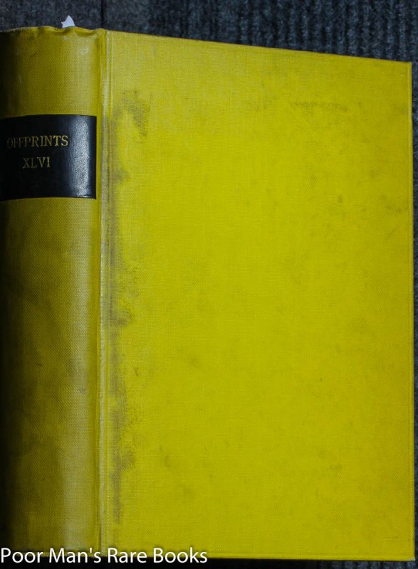 Image for 52 Egyptian Offprints In Bound Volume C1930's