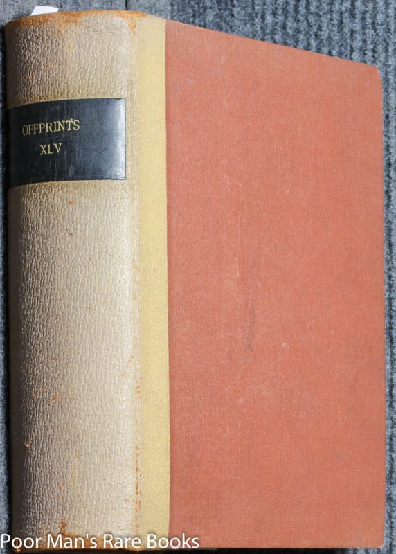 Image for 29 Egyptian Offprints In Bound Volume Early 20th Century
