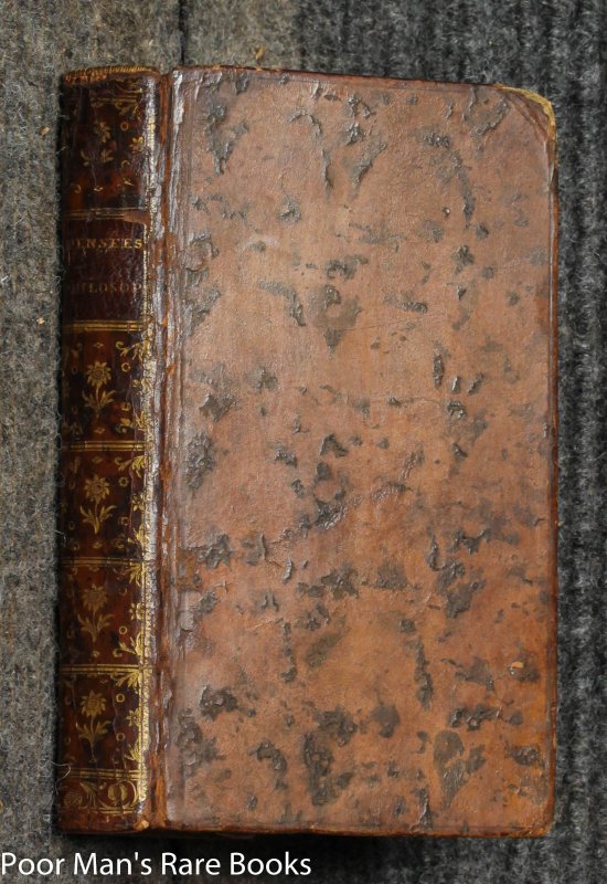 Image for Pensées Philosophiques, Morales, Critiques, Littéraires Et Politiques