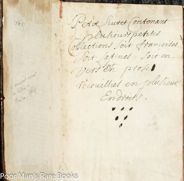 Image for Handwritten Journal Circa 1700-1760