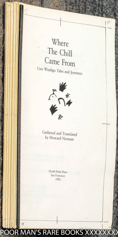 Image for Where The Chill Came From: Cree Windigo Tales And Journeys