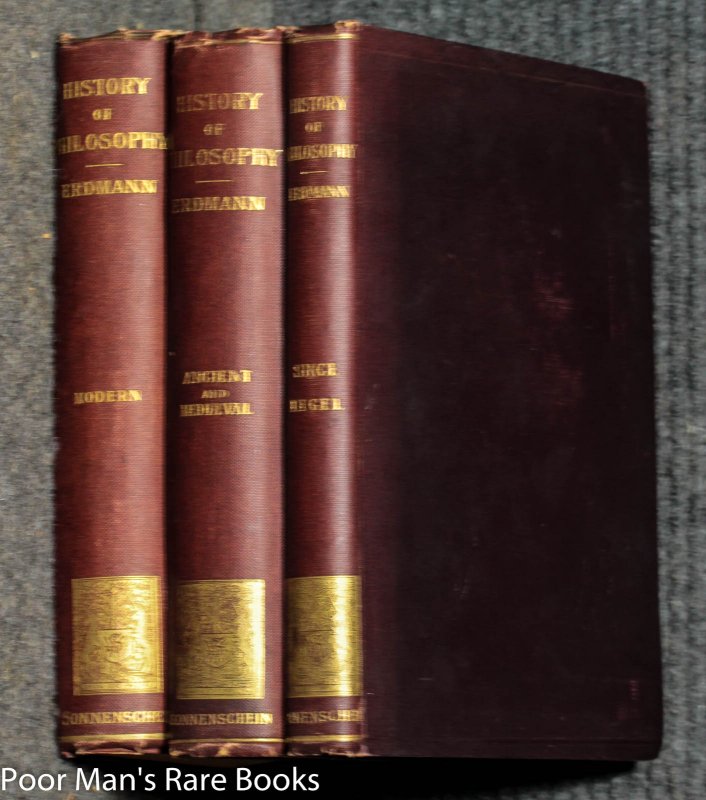A History Of Philosophy English Translation Edited By Williston S. Hough. In Three Volumes. Complete. Image for A History Of Philosophy English Translation Edited By Williston S. Hough. In Three Volumes. Complete.