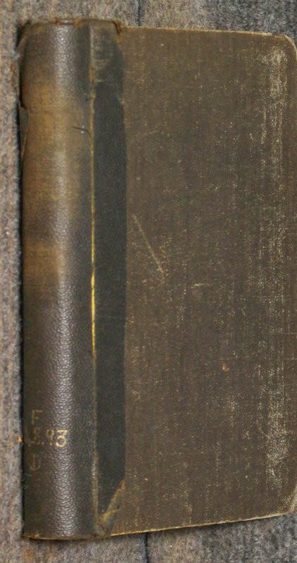 Image for Holographic Religious Diary In French, Dated 1869-1876.