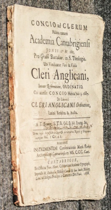 Image for Concio Ad Clerum Habita Coram Academia Cantabrigiensi Junii 11 A. 1687.