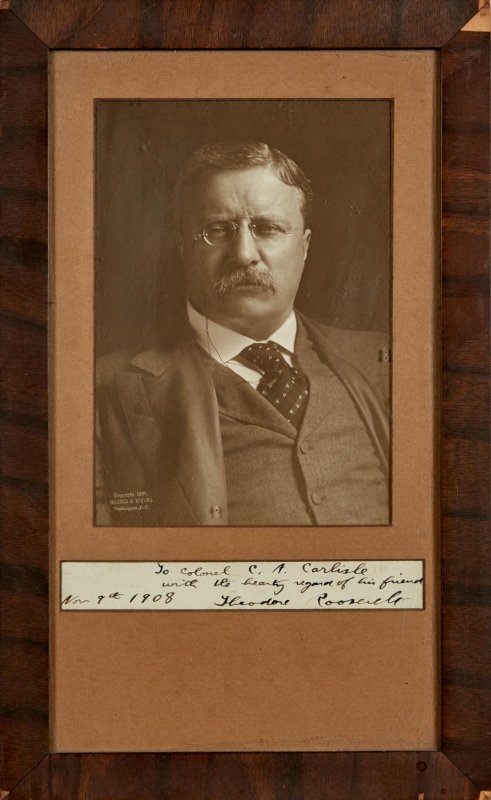 Image for Roosevelt, Theodore Photograph Signed And Inscribed As President.
