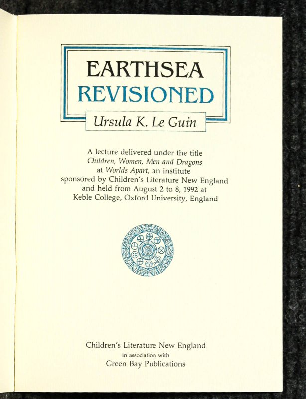 Image for Earthsea Revisioned, Women's Studies: : Fantasy: : Science Fiction