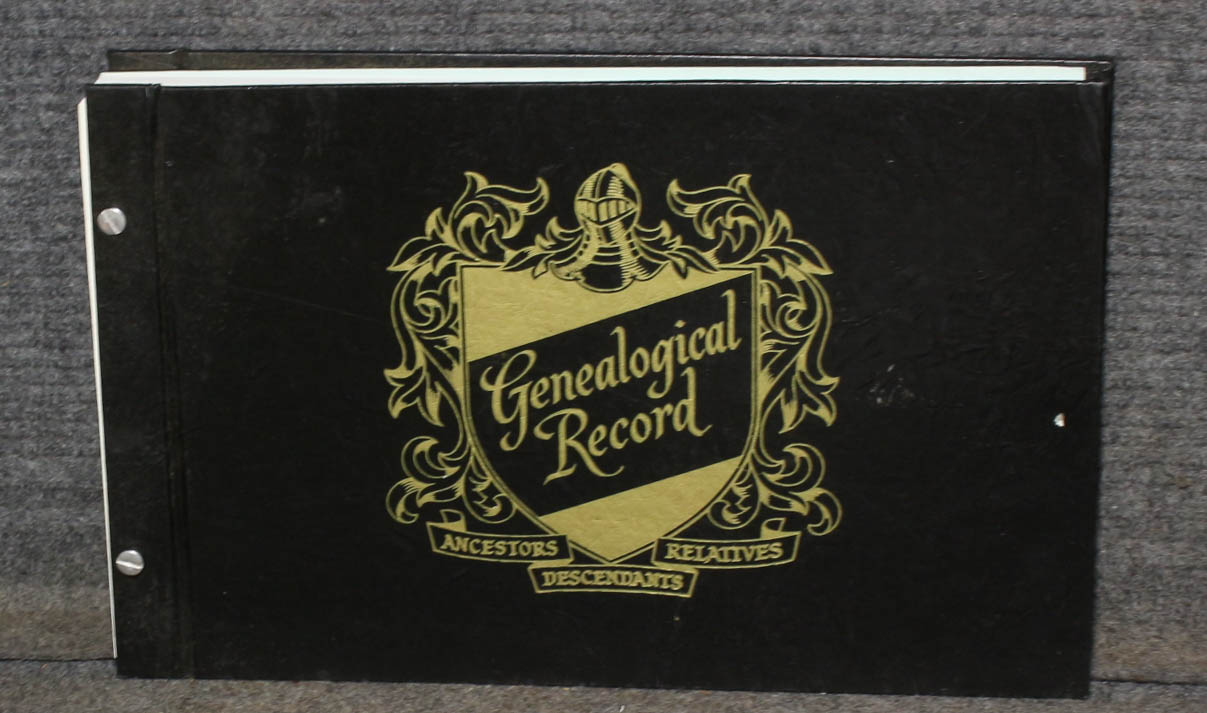 Image for Genealogical Record- Ancestors Relatives, Descendants -book Of Record Keepting Forms