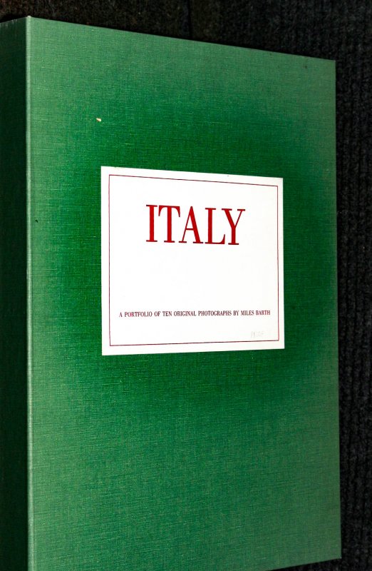 Image for Miles Barth Italy A Portfolio Of Ten Original Photographs With Manuscript LBC