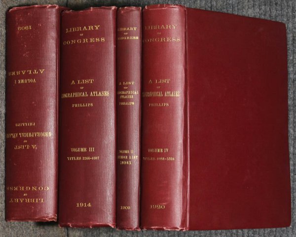 Image for A List Of Geographical Atlases In The Library Of Congress : Vols ! , ! ! , Iii, And IV 1909