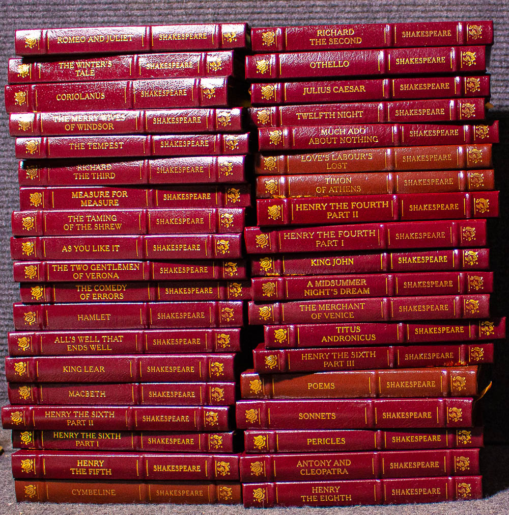 Image for 38 Vols. Shakespeare Easton. 2008-2011 Fine Leather Binding Illustrated Posted to E