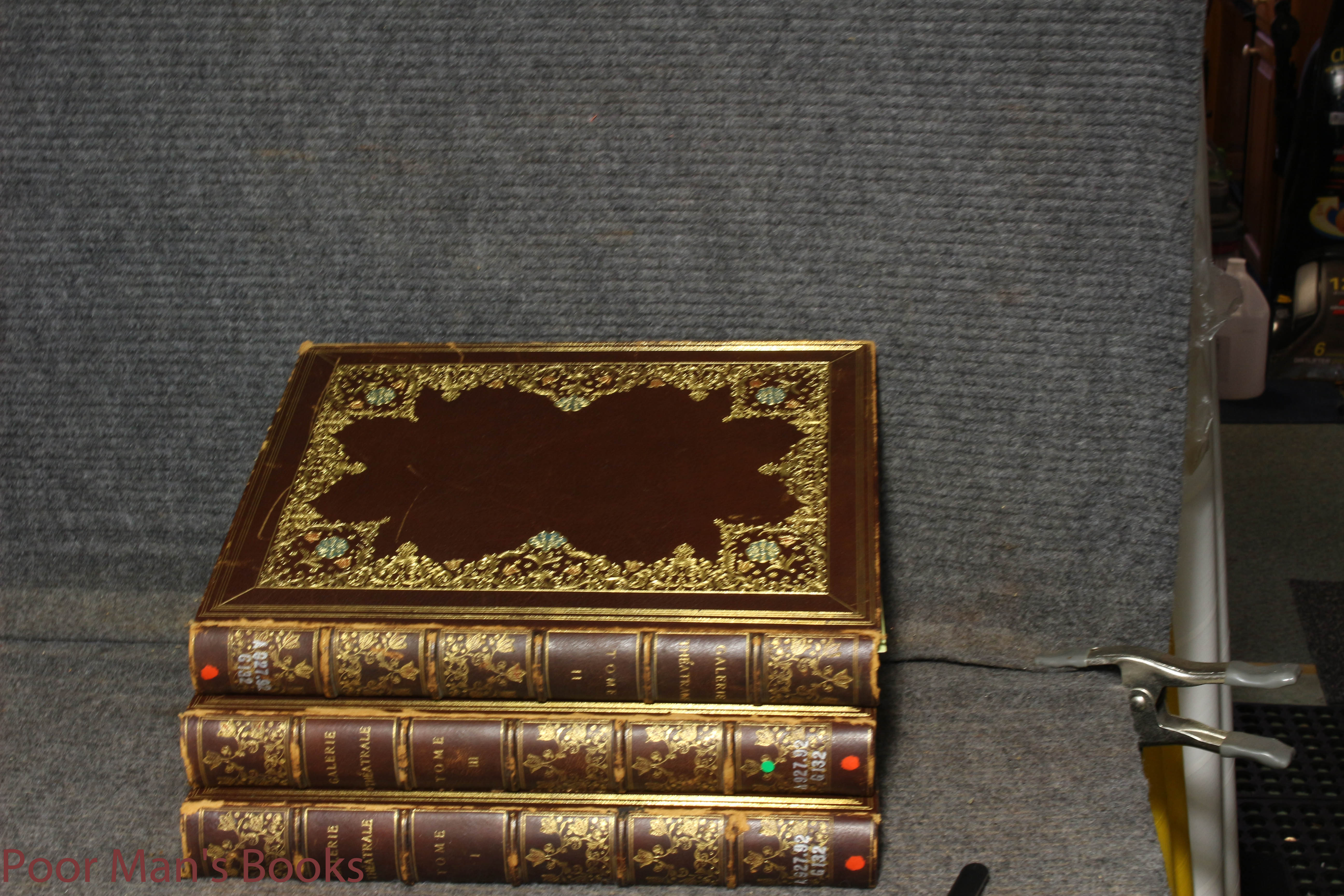 Image for Galerie Théatrale Ou Collection De Portraits En Pied Ct In 3 Volumes Drama Fine Bindingmrbooks@comcast.netmrbooks@comcast.net
