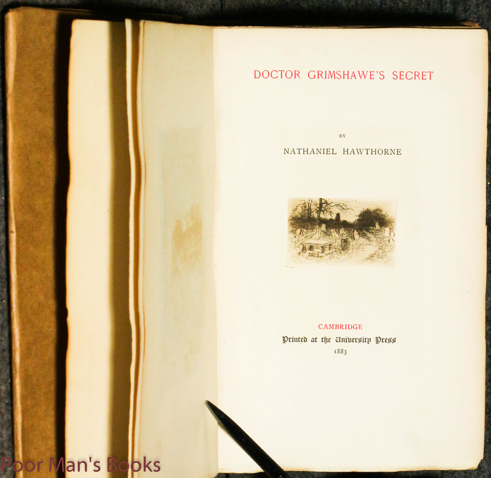 Doctor Grimshaw's Secret Large Paper Edition Of 250