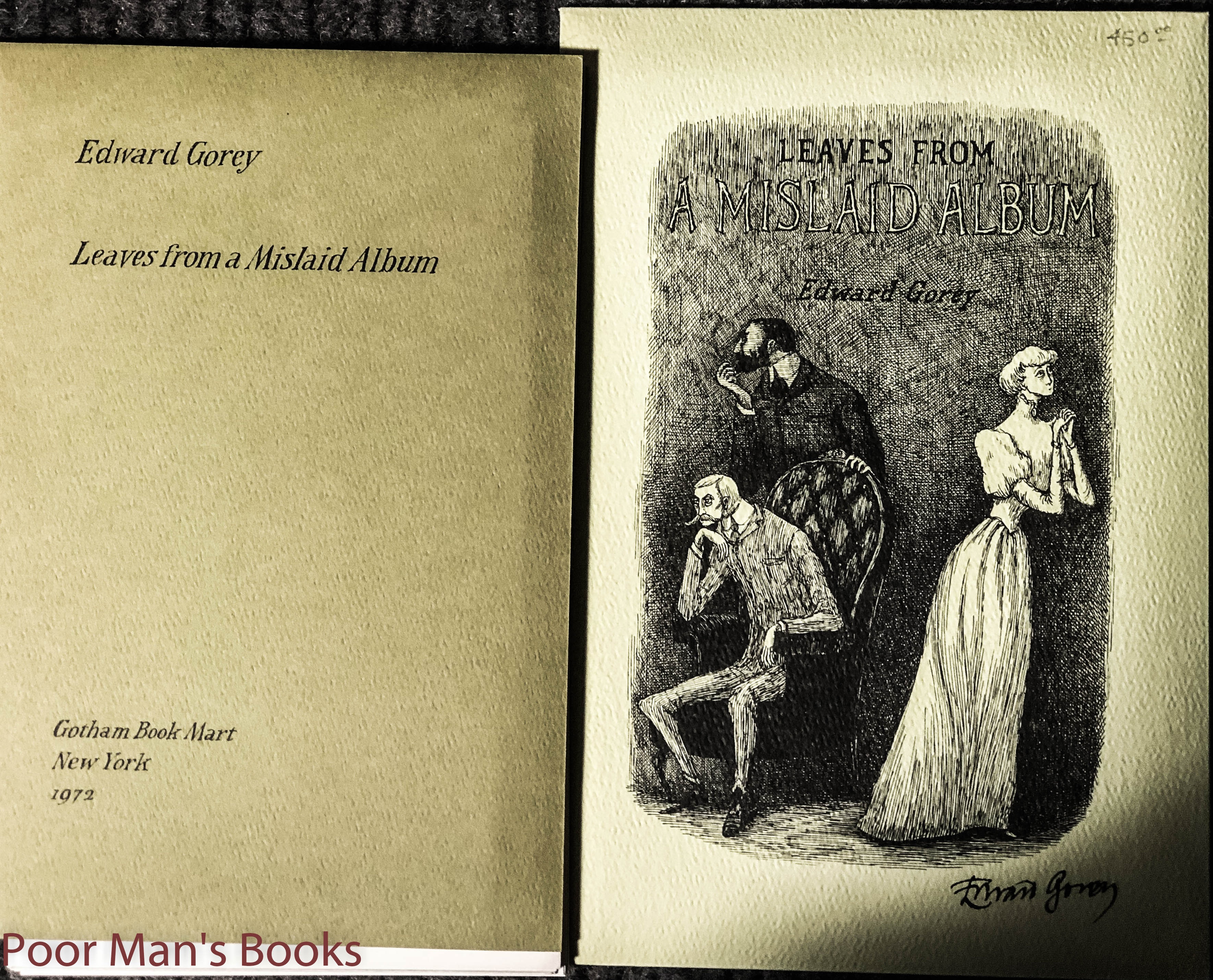 Image for Leaves From A Mislaid Album signed by Gorey, copy number 500 of 500
