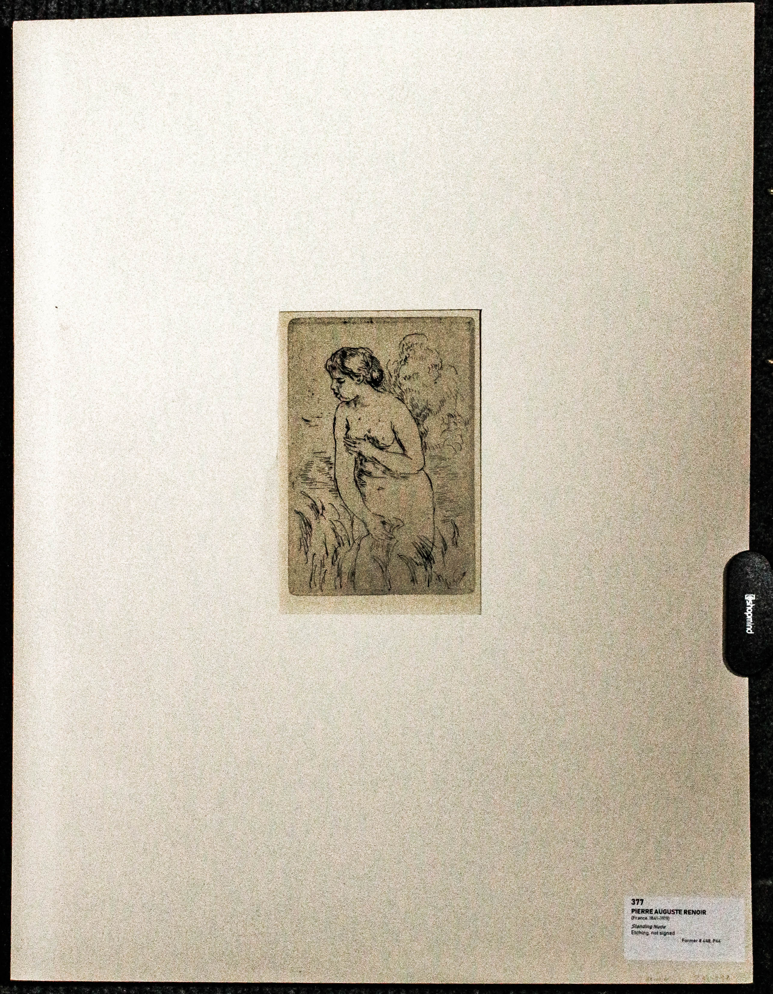 Image for Standing Nude Etching Unsigned