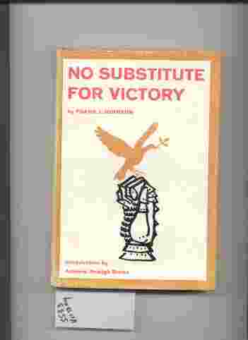 Image for NO SUBSTITUTE FOR VICTORY